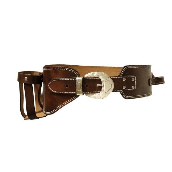 Jack Daniel's Western leather bottle holster belt