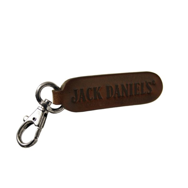 Jack Daniel's Western leather keyring