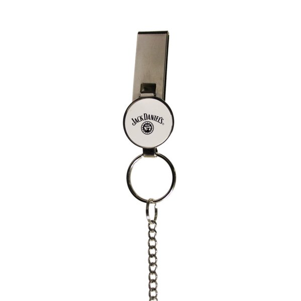 Jack Daniel's belt clip keychain