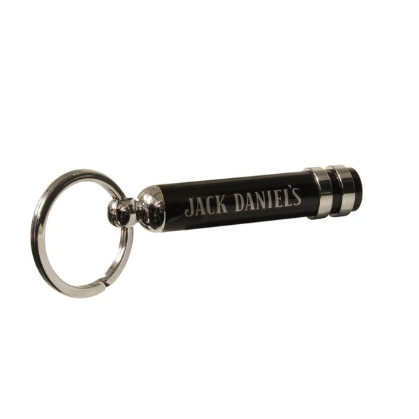 Jack Daniel's black tube keyring