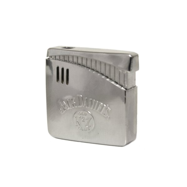 Jack Daniel's polished chrrome square gas lighter