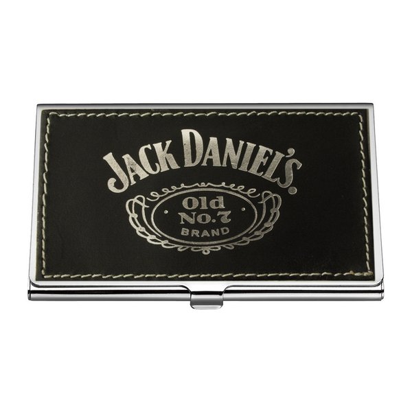 Jack Daniel's leather business card holder
