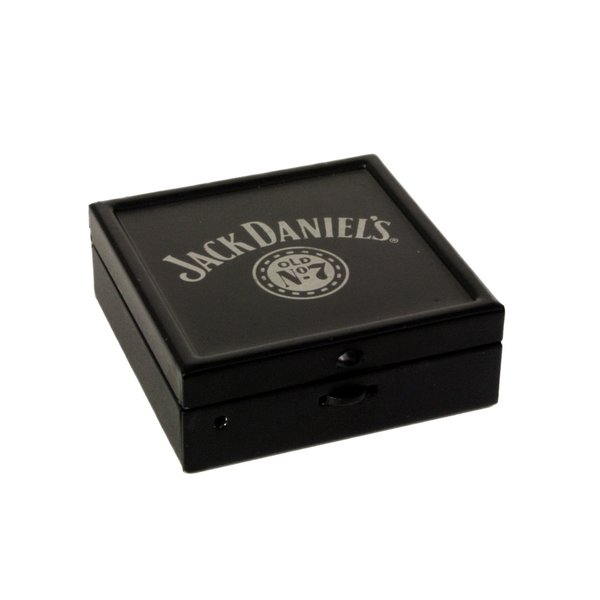 Jack Daniel's square black pill box