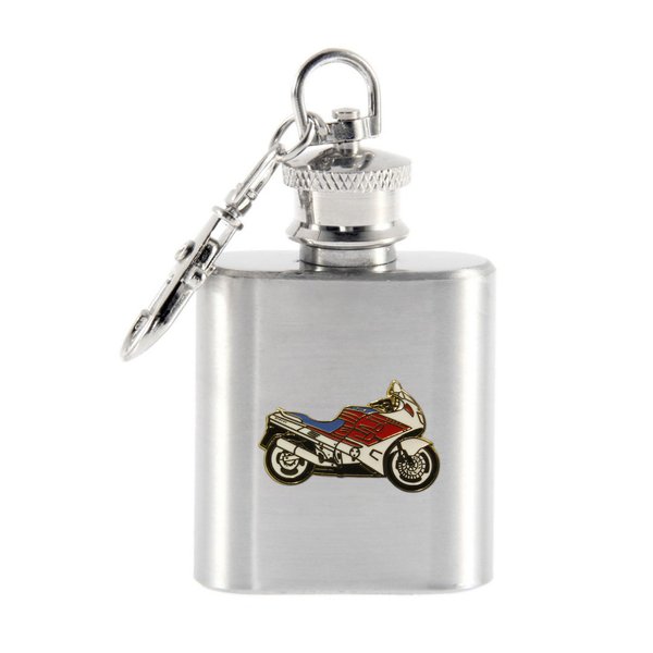 Honda motorcycle 1oz keyring hip flask