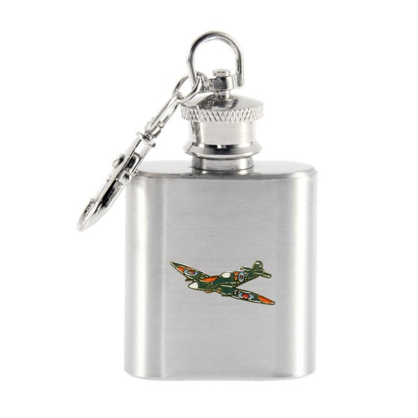Spitfire 1oz keyring hip flask