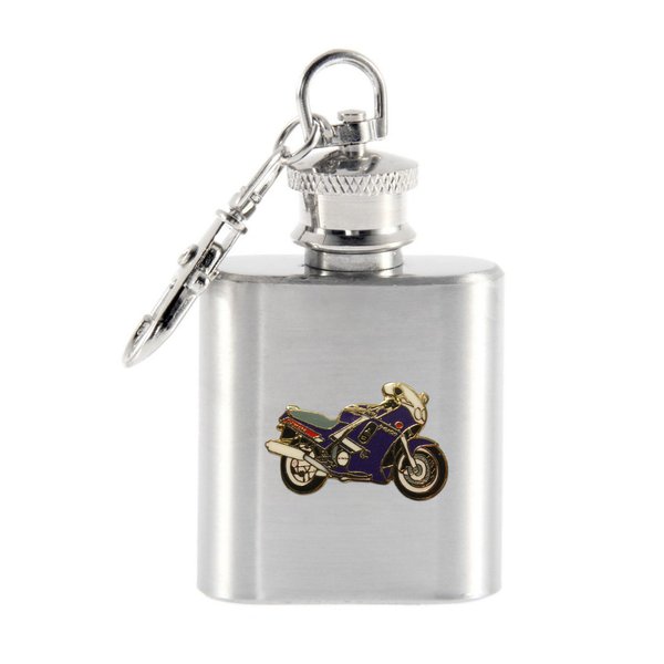 Triumph motorcycle 1oz keyring hip flask