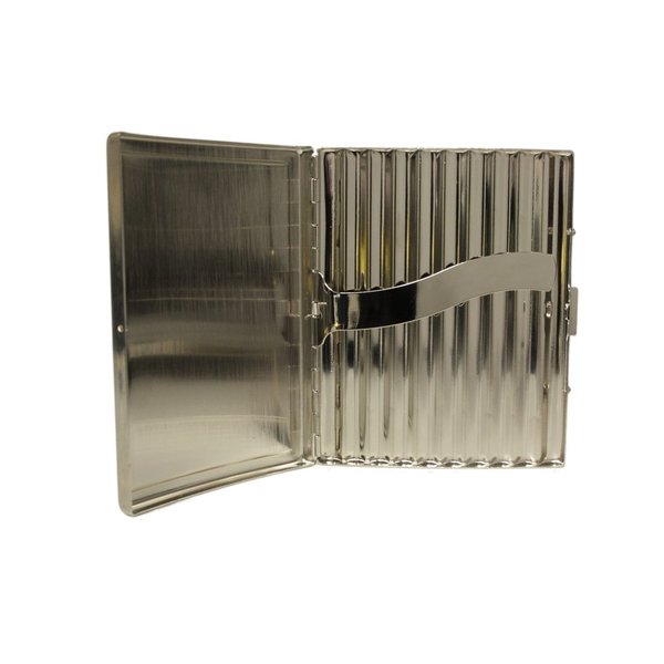 Jack Daniel's fluted cigarette case and flint action gas lighter