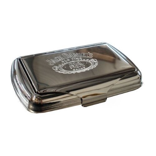Jack Daniel's 1oz chrome tobacco tin