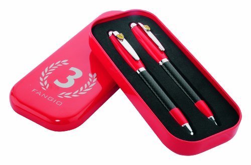 Ferrari Fangio (Carbon Fibre) Biro & Rollerball Pen Set